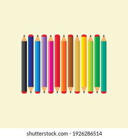pencil background vector illustration icon of education design template web