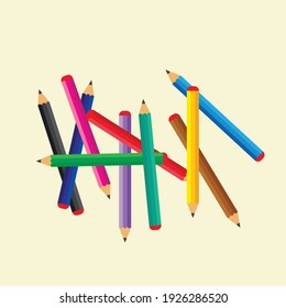 pencil background vector illustration icon of education design template web