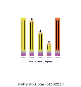 Pencil based background