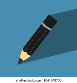 pencil black vector