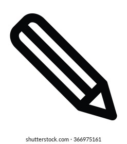 Pencil Bold Line Vector Icon