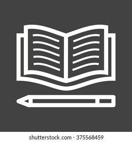 Pencil and Book