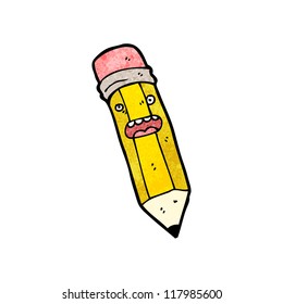 pencil cartoon character