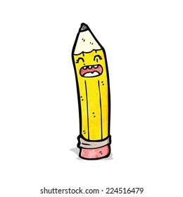 personaje de caricatura de lápiz