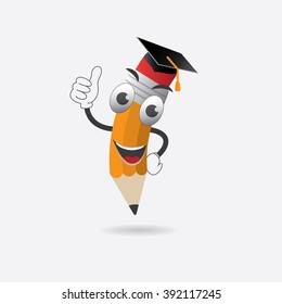 Pencil cartoon character, can be used for mascot, avatar etc. High quality vector graphic EPS10