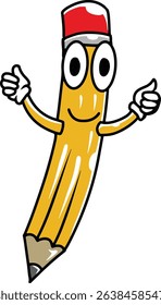 pencil cartoon character hand drawing