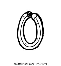 pencil cartoon number zero