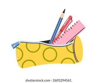 Pencil case hand-drawn stationery box
