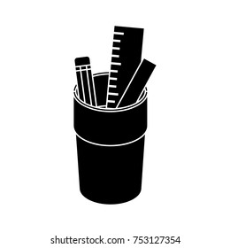 Pencil case icon
