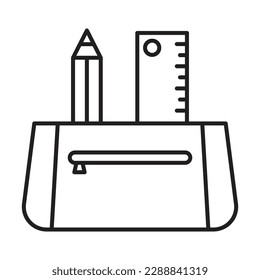 Pencil Case Icon Design For Personal And Commercial For Personal And Commercial Use