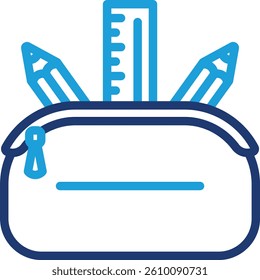 Pencil Case Icon Element For Design