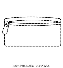 pencil case isolated icon