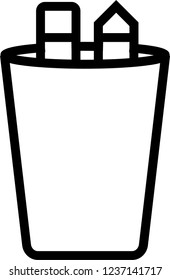 Pencil case - pencils icon 