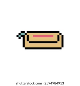 pencil case school pixel art