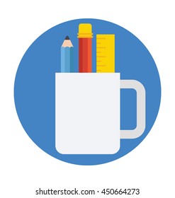 Pencil Case Vector Icon