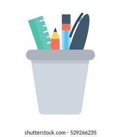 Pencil Case Vector Icon