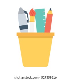 Pencil Case Vector Icon