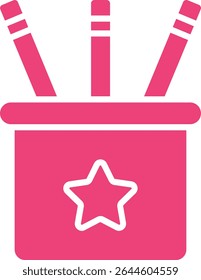 Ícone de vetor Maiúscula/minúscula do lápis. Pode ser usado para impressão, aplicativos móveis e da Web.