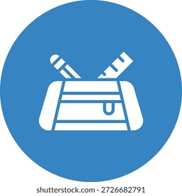 Pencil Case Vector Icon Design Illustration