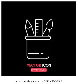 Pencil Case Vector Icon Illustration