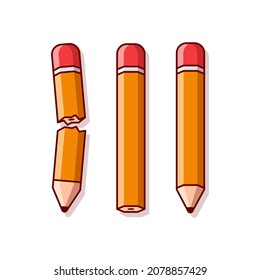 pencil collection vector illustration design