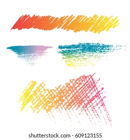 Pencil Color Brush Texture Style Vector