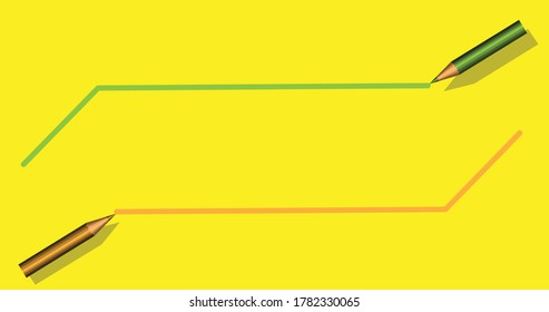 pencil color design abstract background