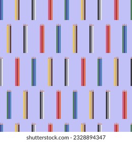 Pencil. Colorful illustration. Creative vector illustration. School theme.  Colorful background.