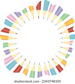 Color del lápiz Imagen vectorial o imagen de clip