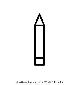 pencil computer mouse cursor click pencil pointer pointing up outline style