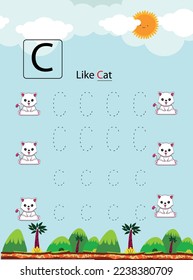 Pencil Control Worksheet For Kids