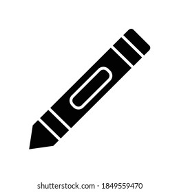 Pencil Crayon Color glyph icon