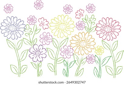 pencil crayon hand drawn icon background . Cute school sketch. Color cloud, house, flower, rainbow sun, star. Vector kid pencil illustration. Cute crayon child doodle illustration