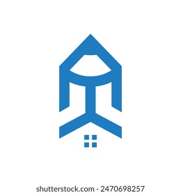 Pencil design element vector idea with creative house concept