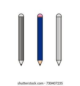 Pencil design for logo element