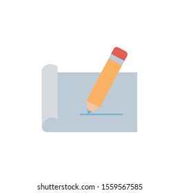 Pencil design, Tool write office object instrument equipment and draw theme Vector illustration