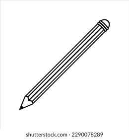 Pencil Doodle Art Icon Vector