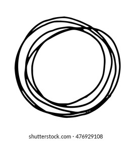 Pencil doodle hand drawn circle. Hand drawn scribble circle background. Dirty art hand drawn circle. Hand drawn scribble circle creative grungy element paintbrush