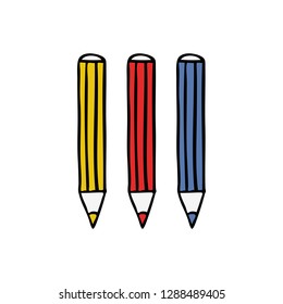 pencil doodle icon