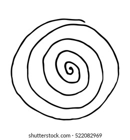 Pencil Doodle Template or Element. Hand Drawn Scribble Sketch Background