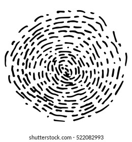 Pencil Doodle Template or Element. Hand Drawn Scribble Sketch Background