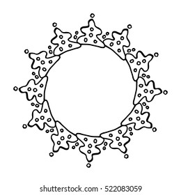 Pencil Doodle Template or Element. Hand Drawn Scribble Sketch Background