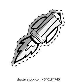 Pencil draw utensil icon vector illustration graphic design