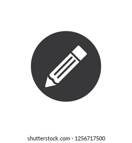 Pencil for drawing icon