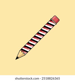 PENCIL DRAWING ILLUSTRATION VECTOR COLORFUL