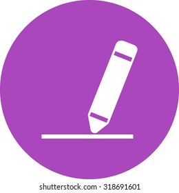 Pencil, drawing, line icon vector image.Can also be used for art and designing. Suitable for mobile apps, web apps and print media.