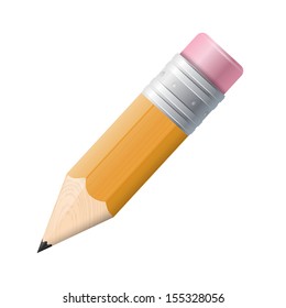 Pencil drawing on a white background. Isolated.