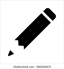 pencil drawing stationery vector icon illustration