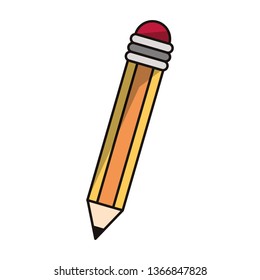 pencil drawing utensils isolated
