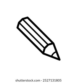 pencil, drawing - vector icon